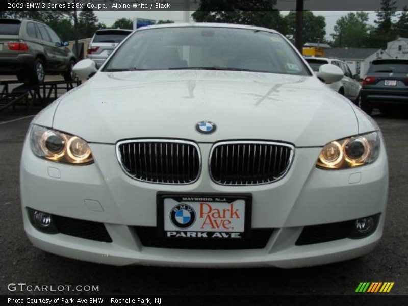 Alpine White / Black 2009 BMW 3 Series 328xi Coupe