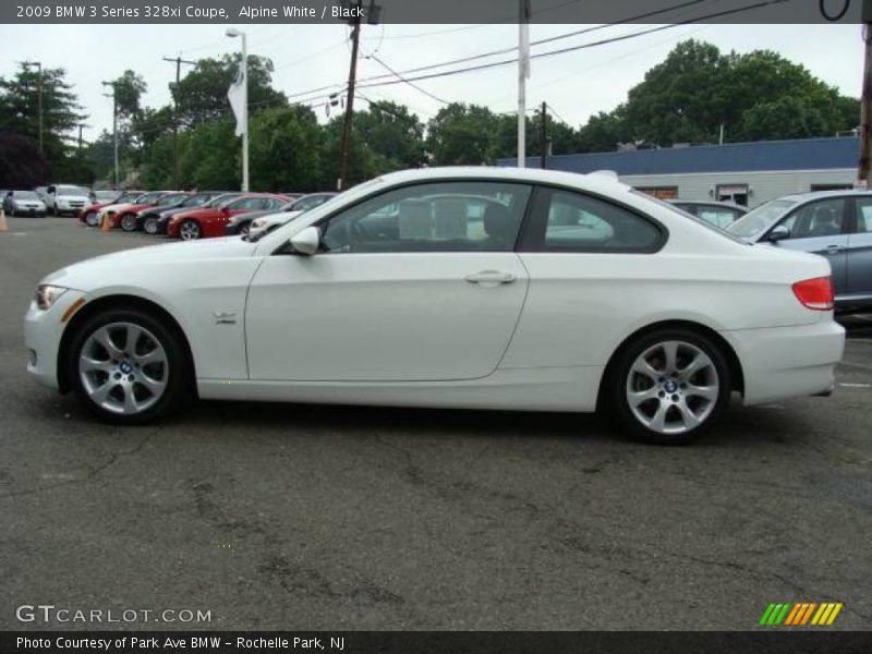 Alpine White / Black 2009 BMW 3 Series 328xi Coupe