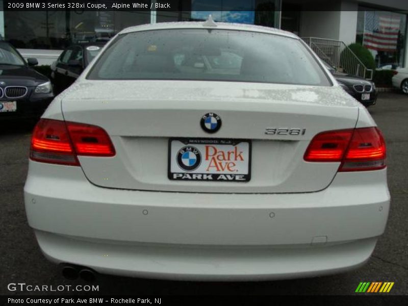 Alpine White / Black 2009 BMW 3 Series 328xi Coupe