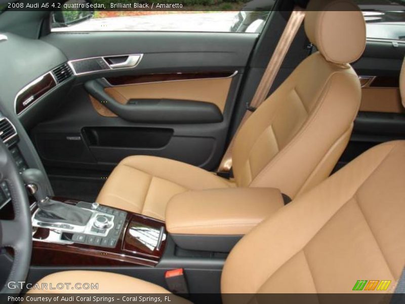 Brilliant Black / Amaretto 2008 Audi A6 4.2 quattro Sedan