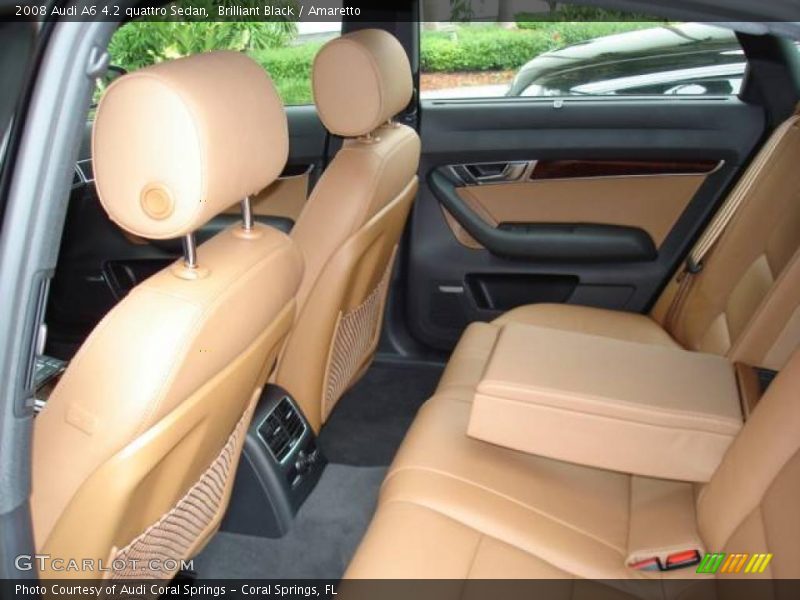 Brilliant Black / Amaretto 2008 Audi A6 4.2 quattro Sedan