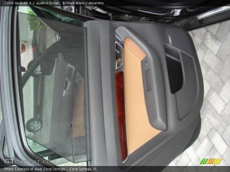 Brilliant Black / Amaretto 2008 Audi A6 4.2 quattro Sedan