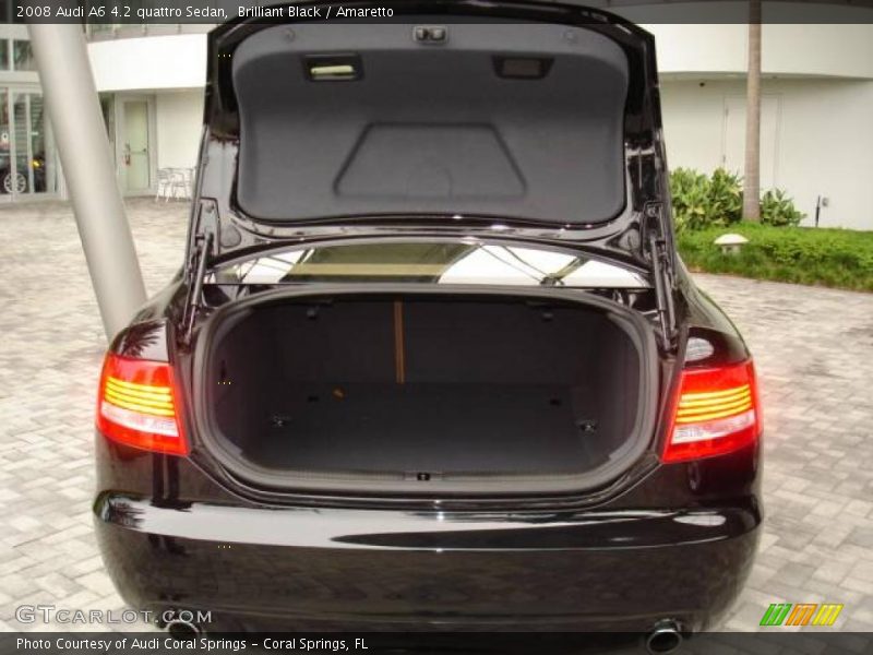 Brilliant Black / Amaretto 2008 Audi A6 4.2 quattro Sedan
