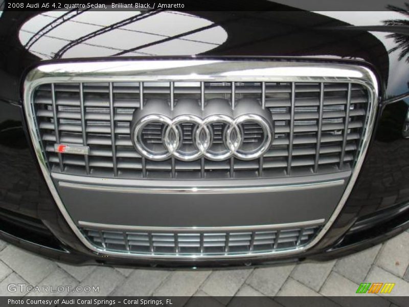 Brilliant Black / Amaretto 2008 Audi A6 4.2 quattro Sedan