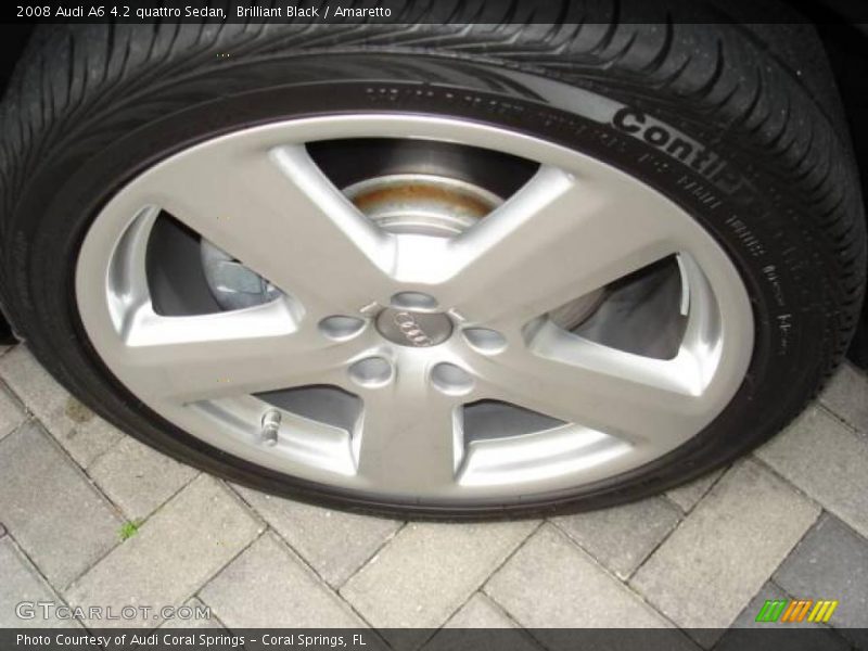 Brilliant Black / Amaretto 2008 Audi A6 4.2 quattro Sedan