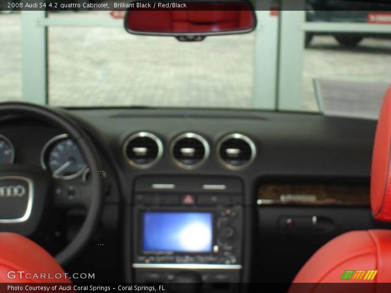 Brilliant Black / Red/Black 2008 Audi S4 4.2 quattro Cabriolet