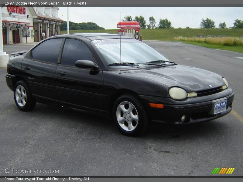 Black / Agate 1997 Dodge Neon Sport Sedan