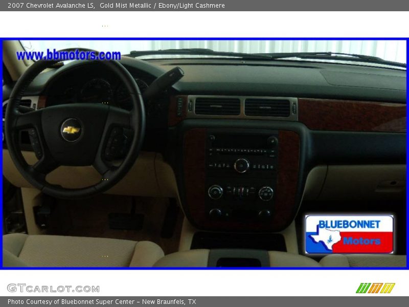 Gold Mist Metallic / Ebony/Light Cashmere 2007 Chevrolet Avalanche LS