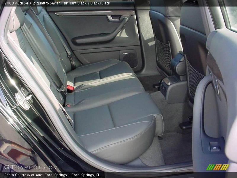 Brilliant Black / Black/Black 2008 Audi S4 4.2 quattro Sedan