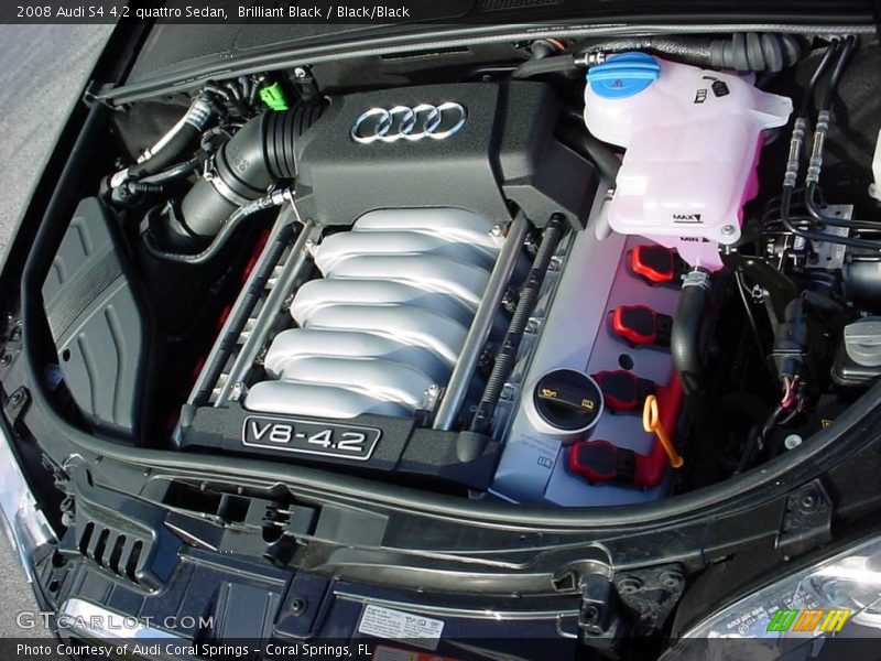 Brilliant Black / Black/Black 2008 Audi S4 4.2 quattro Sedan