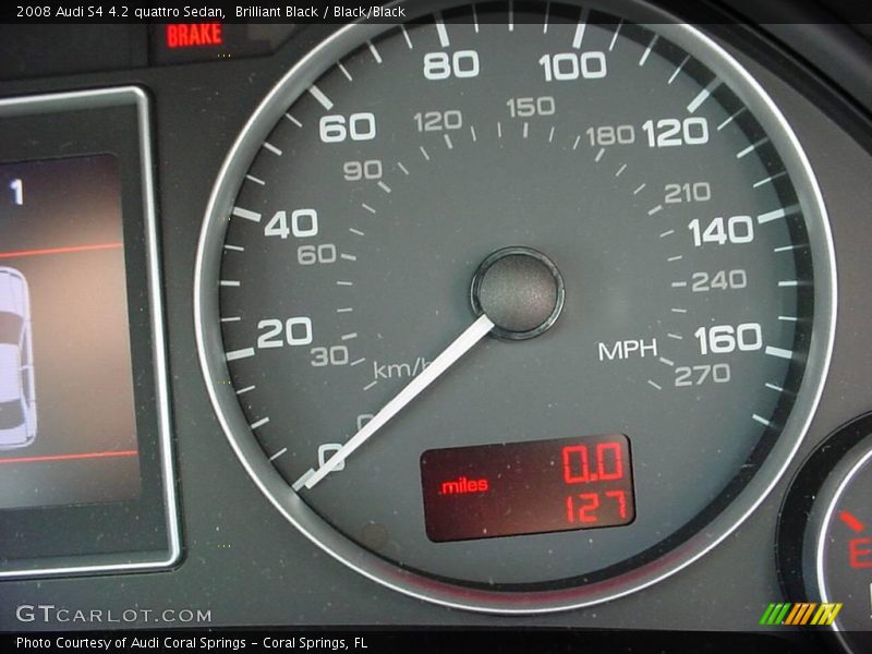 Brilliant Black / Black/Black 2008 Audi S4 4.2 quattro Sedan