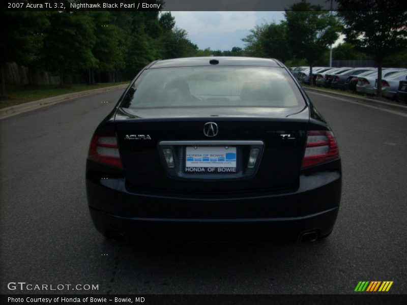 Nighthawk Black Pearl / Ebony 2007 Acura TL 3.2