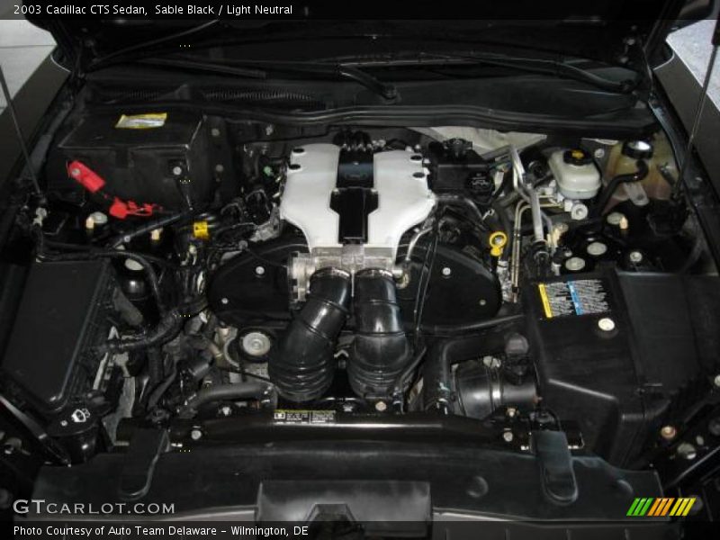 Sable Black / Light Neutral 2003 Cadillac CTS Sedan