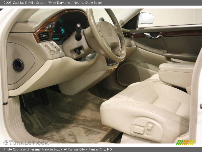 White Diamond / Neutral Shale Beige 2003 Cadillac DeVille Sedan