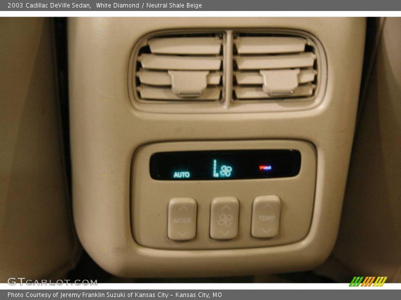 White Diamond / Neutral Shale Beige 2003 Cadillac DeVille Sedan
