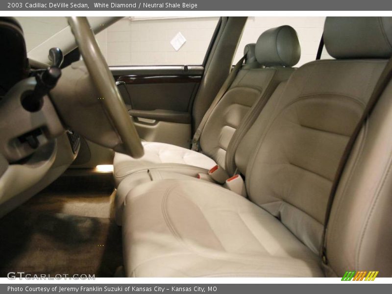 White Diamond / Neutral Shale Beige 2003 Cadillac DeVille Sedan