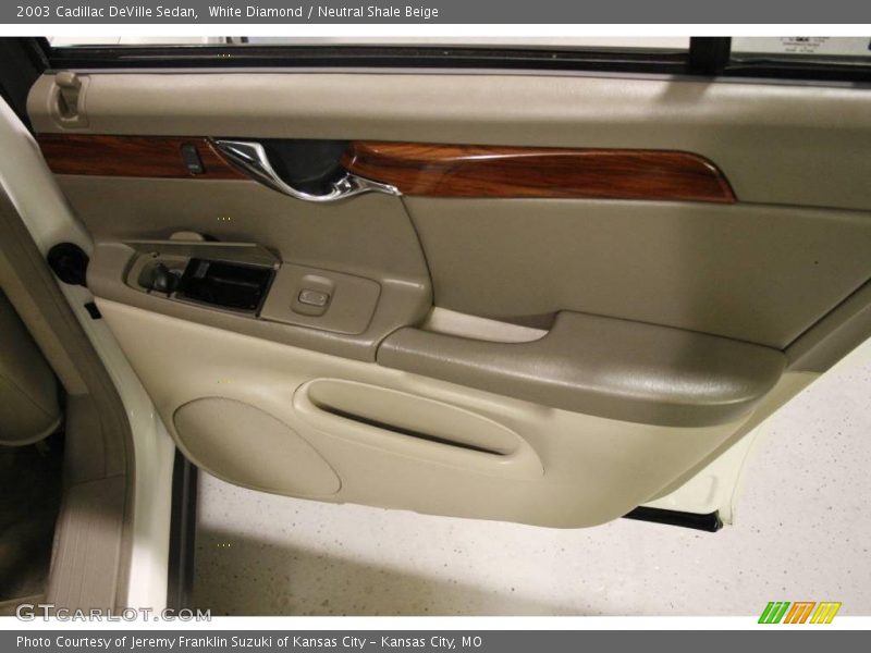 White Diamond / Neutral Shale Beige 2003 Cadillac DeVille Sedan
