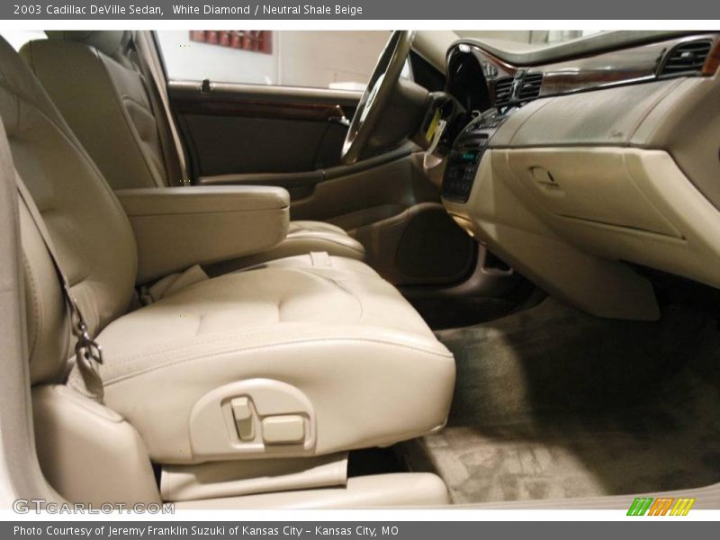 White Diamond / Neutral Shale Beige 2003 Cadillac DeVille Sedan