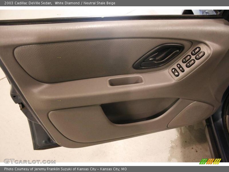 White Diamond / Neutral Shale Beige 2003 Cadillac DeVille Sedan
