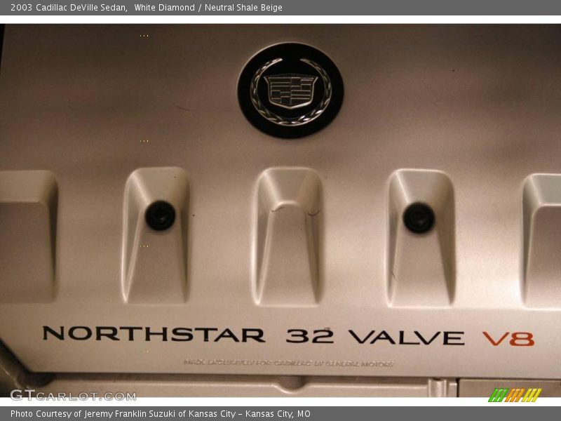 White Diamond / Neutral Shale Beige 2003 Cadillac DeVille Sedan