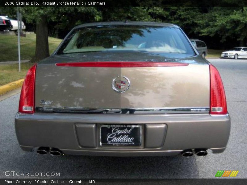 Radiant Bronze Metallic / Cashmere 2006 Cadillac DTS