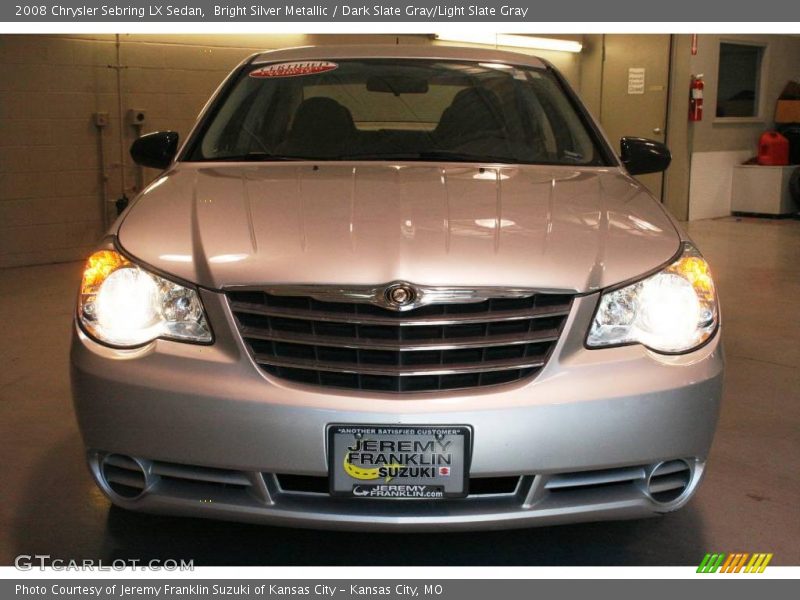 Bright Silver Metallic / Dark Slate Gray/Light Slate Gray 2008 Chrysler Sebring LX Sedan