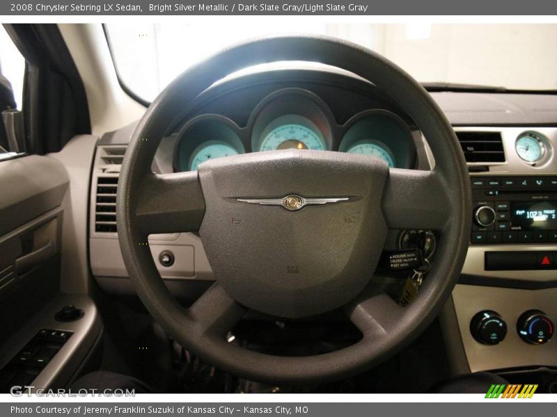 Bright Silver Metallic / Dark Slate Gray/Light Slate Gray 2008 Chrysler Sebring LX Sedan