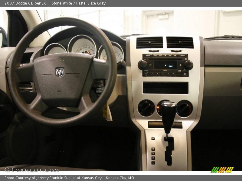 Stone White / Pastel Slate Gray 2007 Dodge Caliber SXT