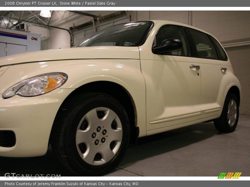 Stone White / Pastel Slate Gray 2008 Chrysler PT Cruiser LX