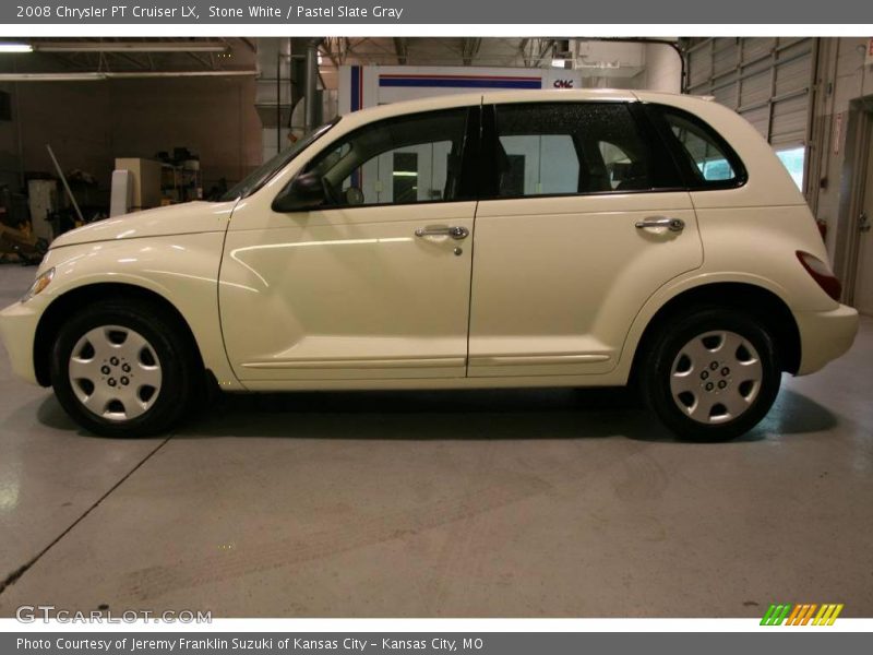 Stone White / Pastel Slate Gray 2008 Chrysler PT Cruiser LX