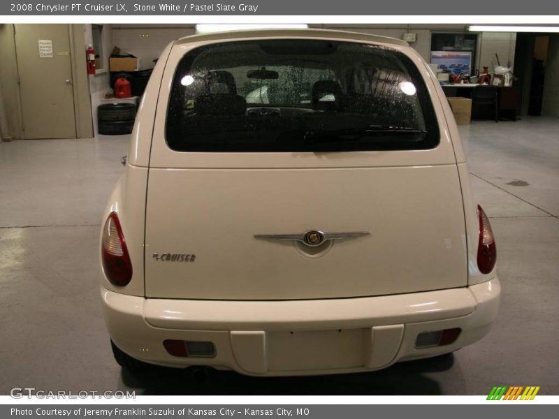 Stone White / Pastel Slate Gray 2008 Chrysler PT Cruiser LX