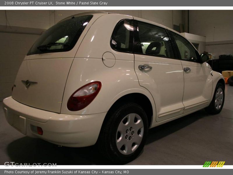 Stone White / Pastel Slate Gray 2008 Chrysler PT Cruiser LX