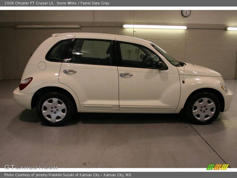 Stone White / Pastel Slate Gray 2008 Chrysler PT Cruiser LX