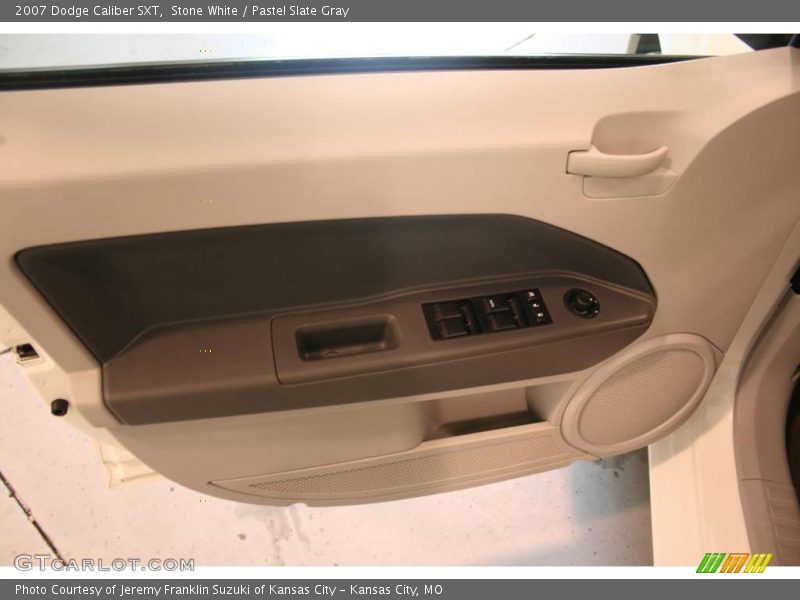 Stone White / Pastel Slate Gray 2007 Dodge Caliber SXT