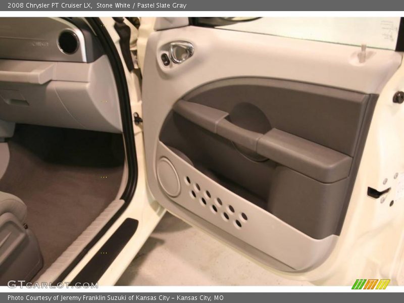Stone White / Pastel Slate Gray 2008 Chrysler PT Cruiser LX