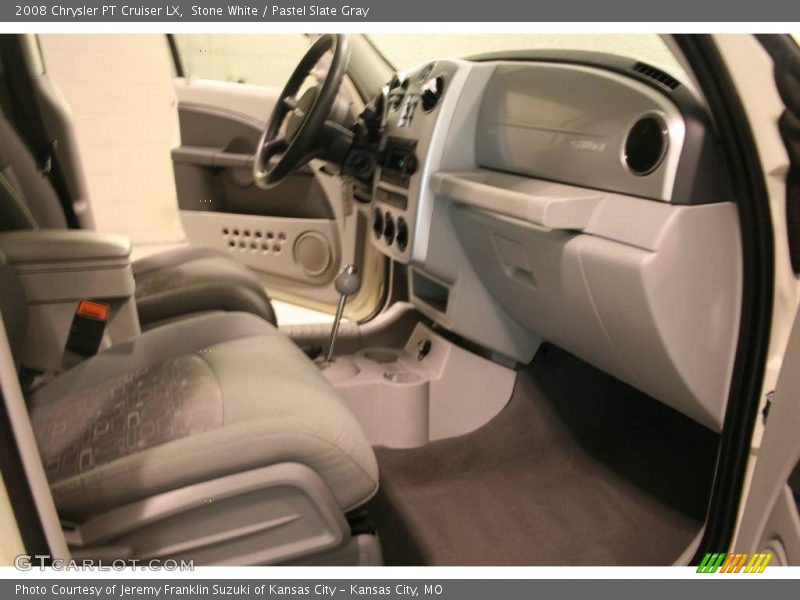 Stone White / Pastel Slate Gray 2008 Chrysler PT Cruiser LX