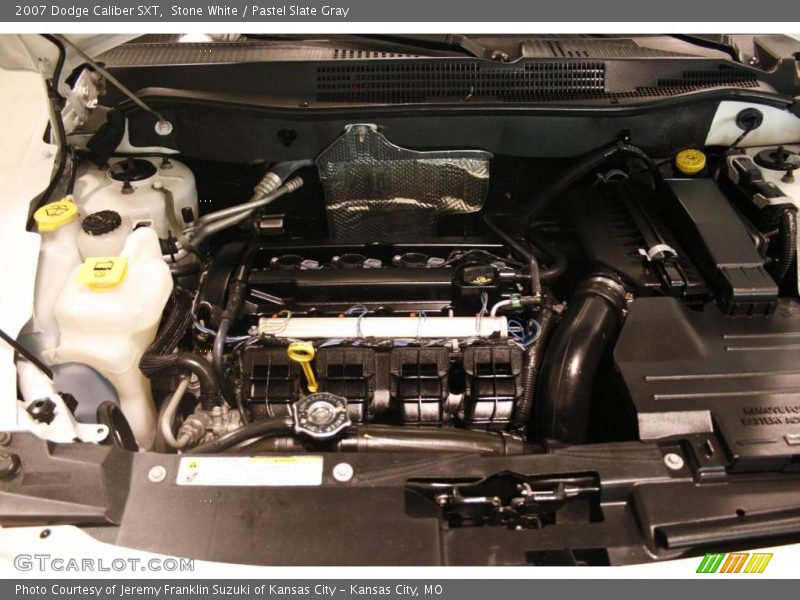 Stone White / Pastel Slate Gray 2007 Dodge Caliber SXT