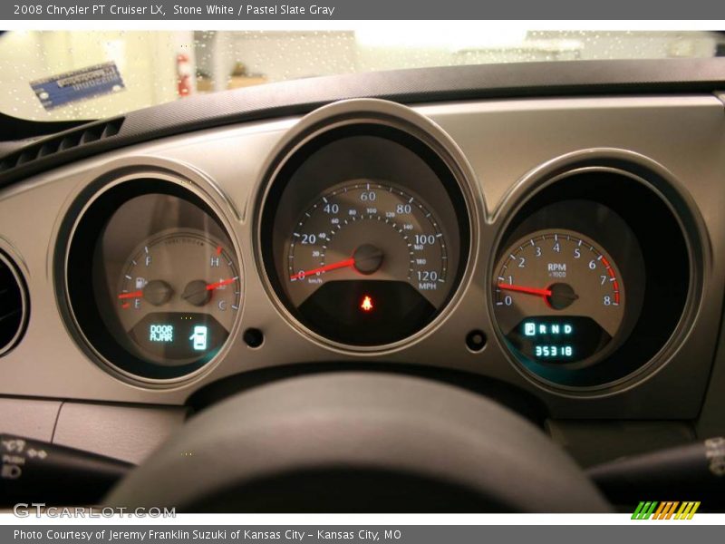 Stone White / Pastel Slate Gray 2008 Chrysler PT Cruiser LX