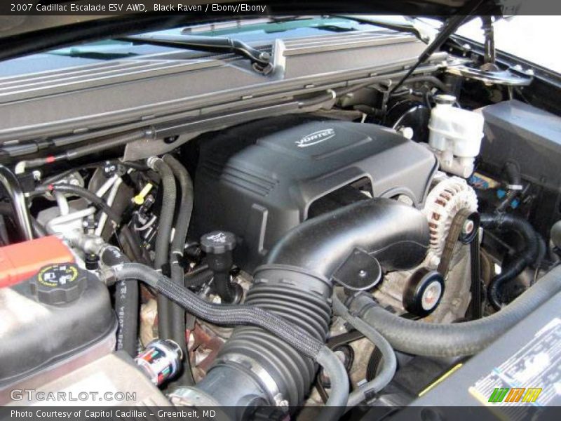 Black Raven / Ebony/Ebony 2007 Cadillac Escalade ESV AWD