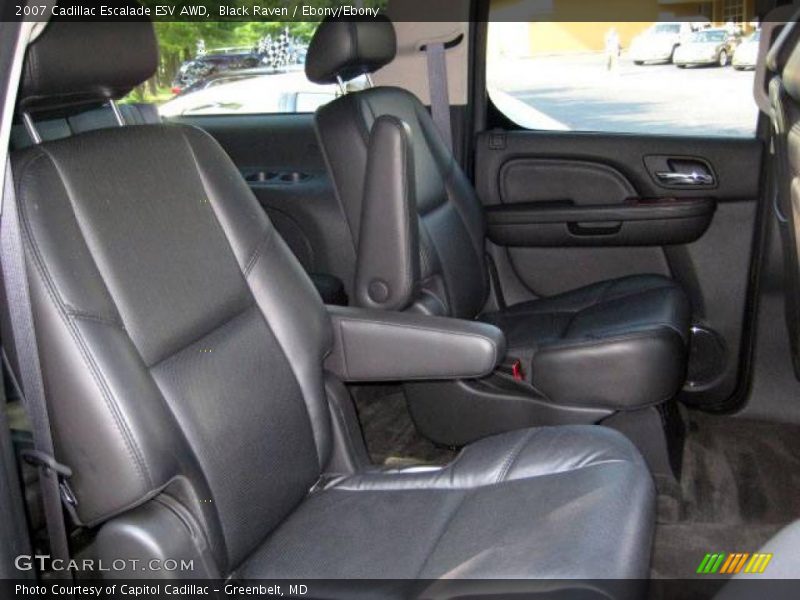 Black Raven / Ebony/Ebony 2007 Cadillac Escalade ESV AWD