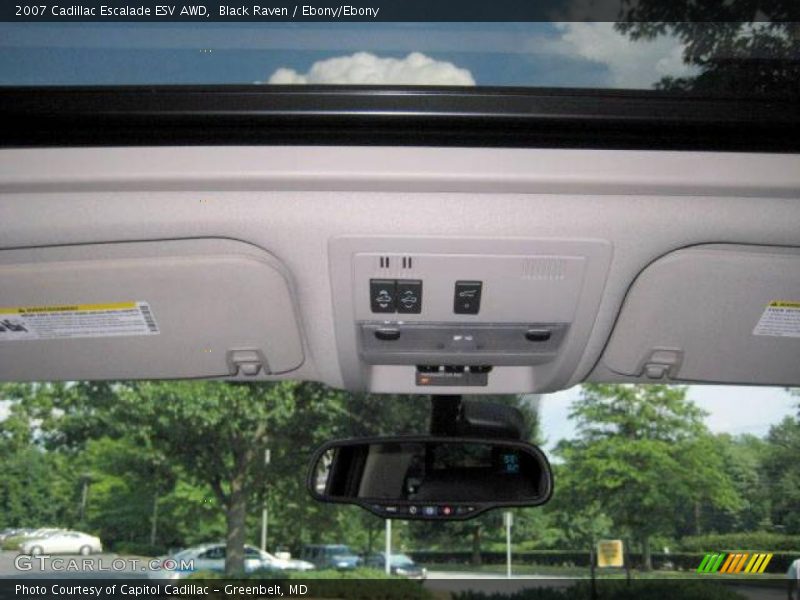 Black Raven / Ebony/Ebony 2007 Cadillac Escalade ESV AWD