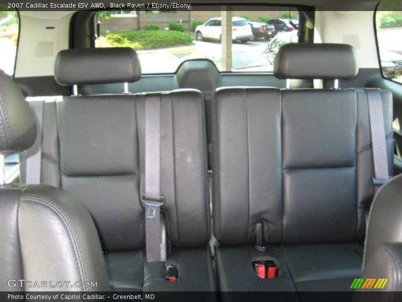Black Raven / Ebony/Ebony 2007 Cadillac Escalade ESV AWD