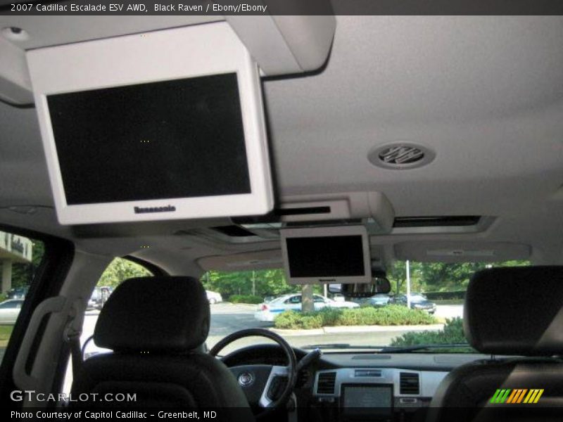Black Raven / Ebony/Ebony 2007 Cadillac Escalade ESV AWD