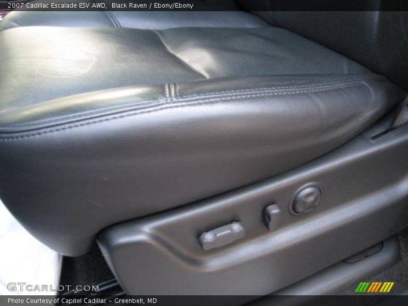 Black Raven / Ebony/Ebony 2007 Cadillac Escalade ESV AWD