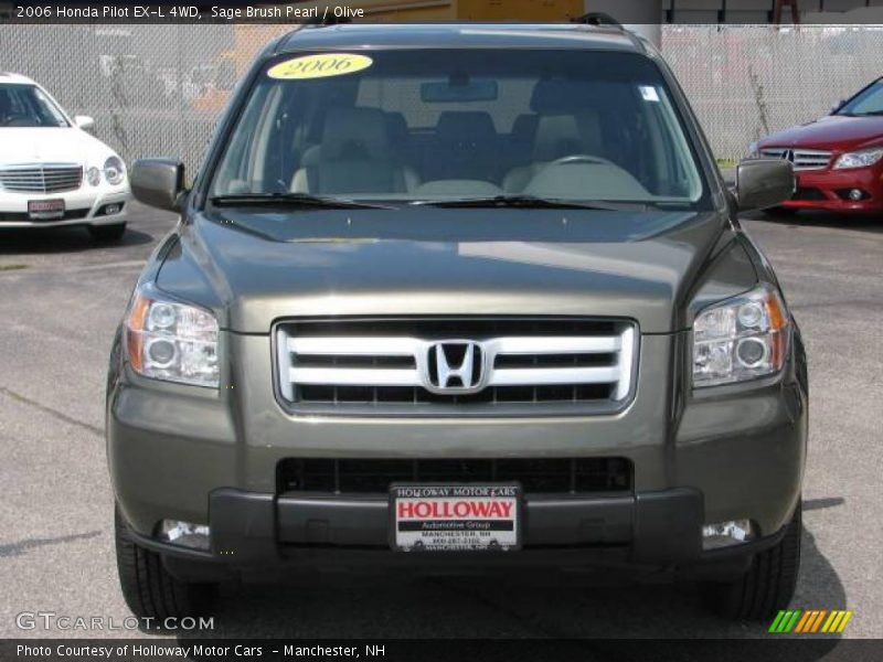 Sage Brush Pearl / Olive 2006 Honda Pilot EX-L 4WD