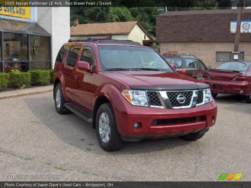 Red Brawn Pearl / Desert 2005 Nissan Pathfinder LE 4x4