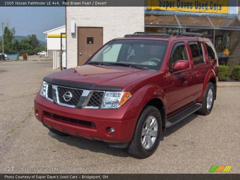 Red Brawn Pearl / Desert 2005 Nissan Pathfinder LE 4x4