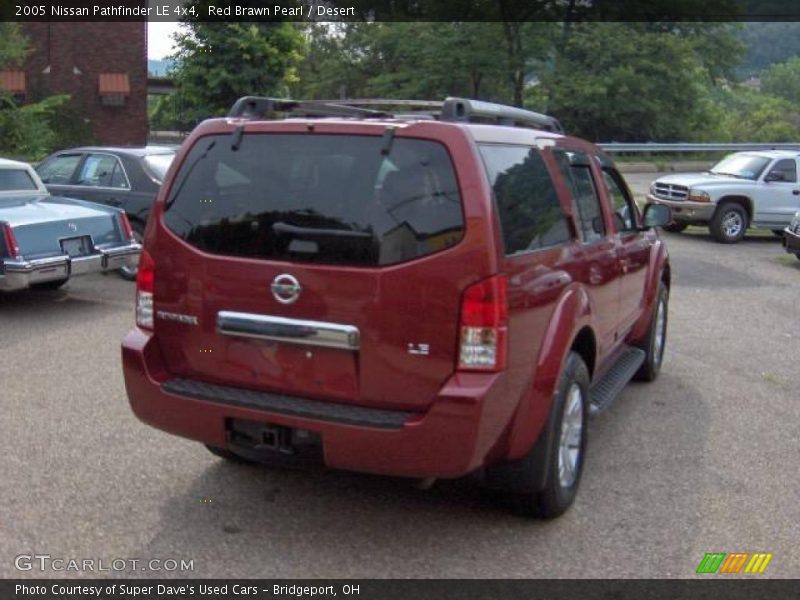 Red Brawn Pearl / Desert 2005 Nissan Pathfinder LE 4x4