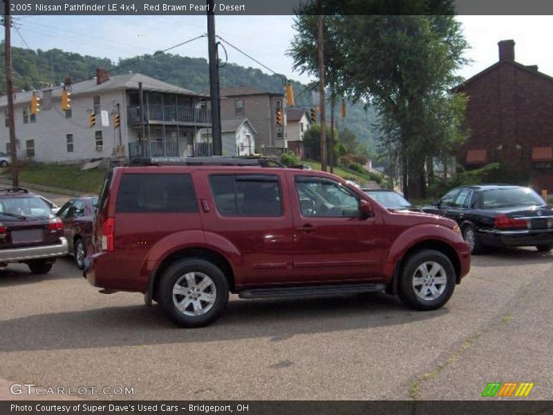 Red Brawn Pearl / Desert 2005 Nissan Pathfinder LE 4x4