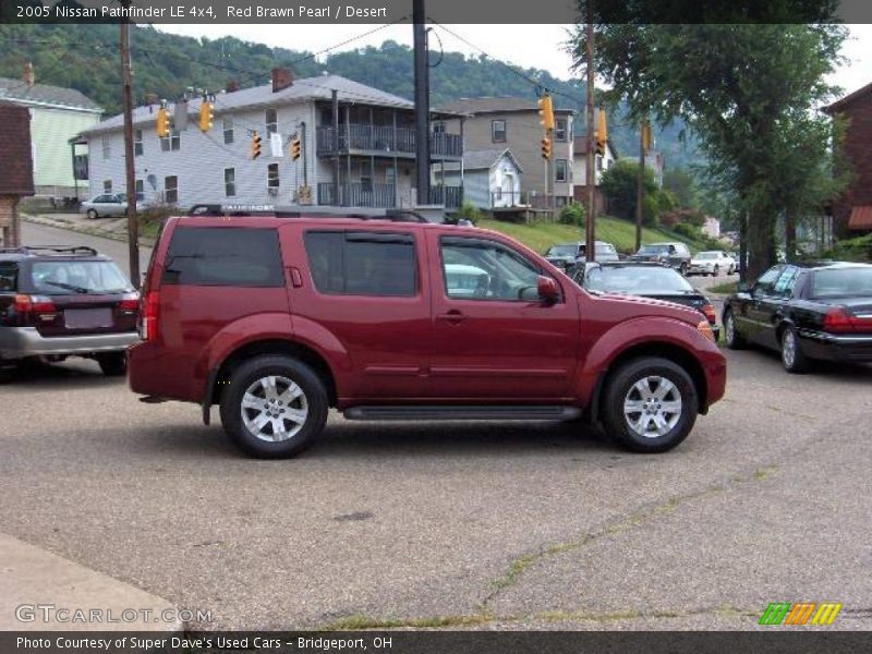 Red Brawn Pearl / Desert 2005 Nissan Pathfinder LE 4x4